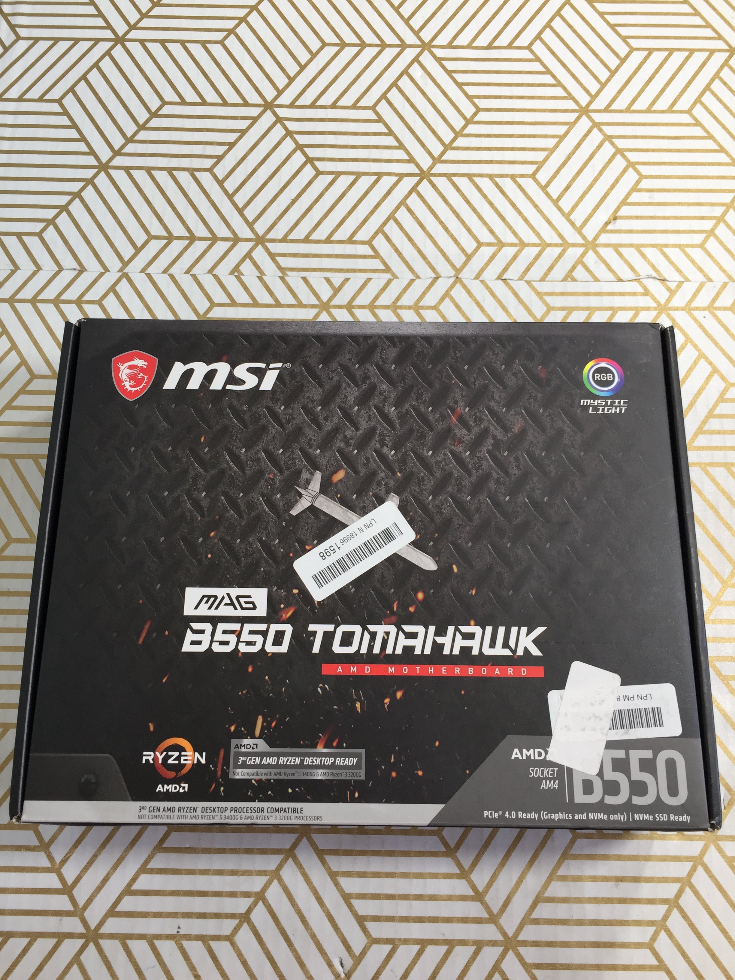MSI MAG B550 Tomahawk Gaming Motherboard *UNTESTED* (7861626306798)